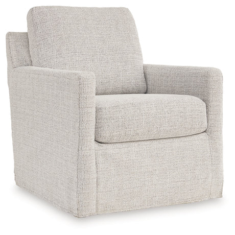 Nenana Next-Gen Nuvella Stone Swivel Glider Accent Chair from Ashley - Luna Furniture