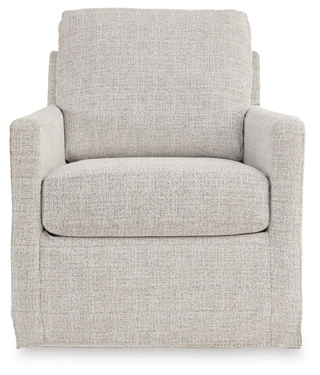 Nenana Next-Gen Nuvella Stone Swivel Glider Accent Chair from Ashley - Luna Furniture