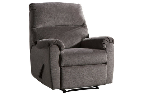 Nerviano Gray Recliner from Ashley Furniture - Luna Furniture