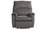 Nerviano Gray Recliner from Ashley Furniture - Luna Furniture