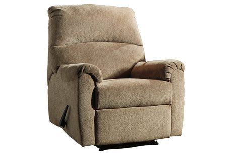 Nerviano Mocha Recliner from Ashley - Luna Furniture