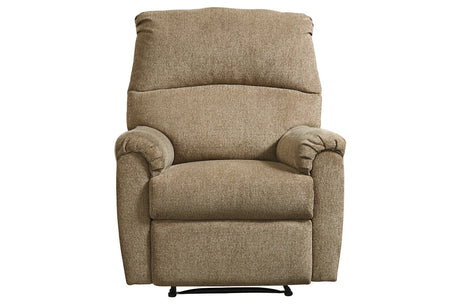 Nerviano Mocha Recliner from Ashley - Luna Furniture
