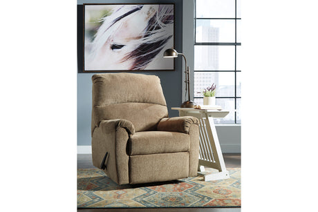 Nerviano Mocha Recliner from Ashley - Luna Furniture