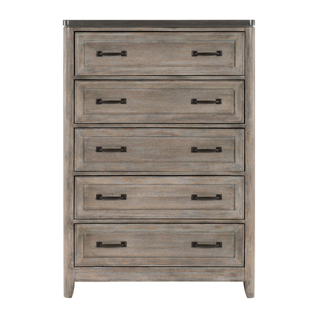 Newell Light Brown Chest from Homelegance - Luna Furniture