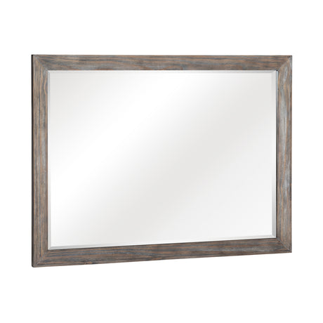 Newell Light Brown Mirror (Mirror Only) from Homelegance - Luna Furniture