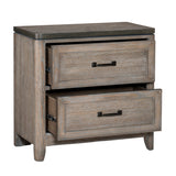 Newell Light Brown Nightstand from Homelegance - Luna Furniture