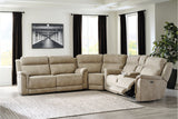 Next-Gen DuraPella Sand 3-Piece Power Reclining Sectional from Ashley - Luna Furniture