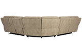 Next-Gen DuraPella Sand 3-Piece Power Reclining Sectional from Ashley - Luna Furniture