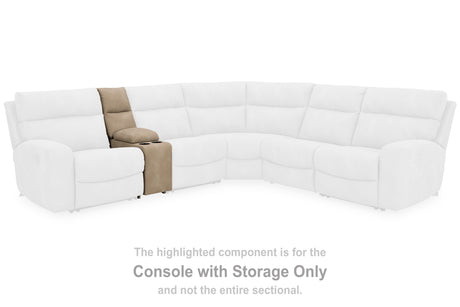 Next-Gen DuraPella Sand Console with Storage from Ashley - Luna Furniture