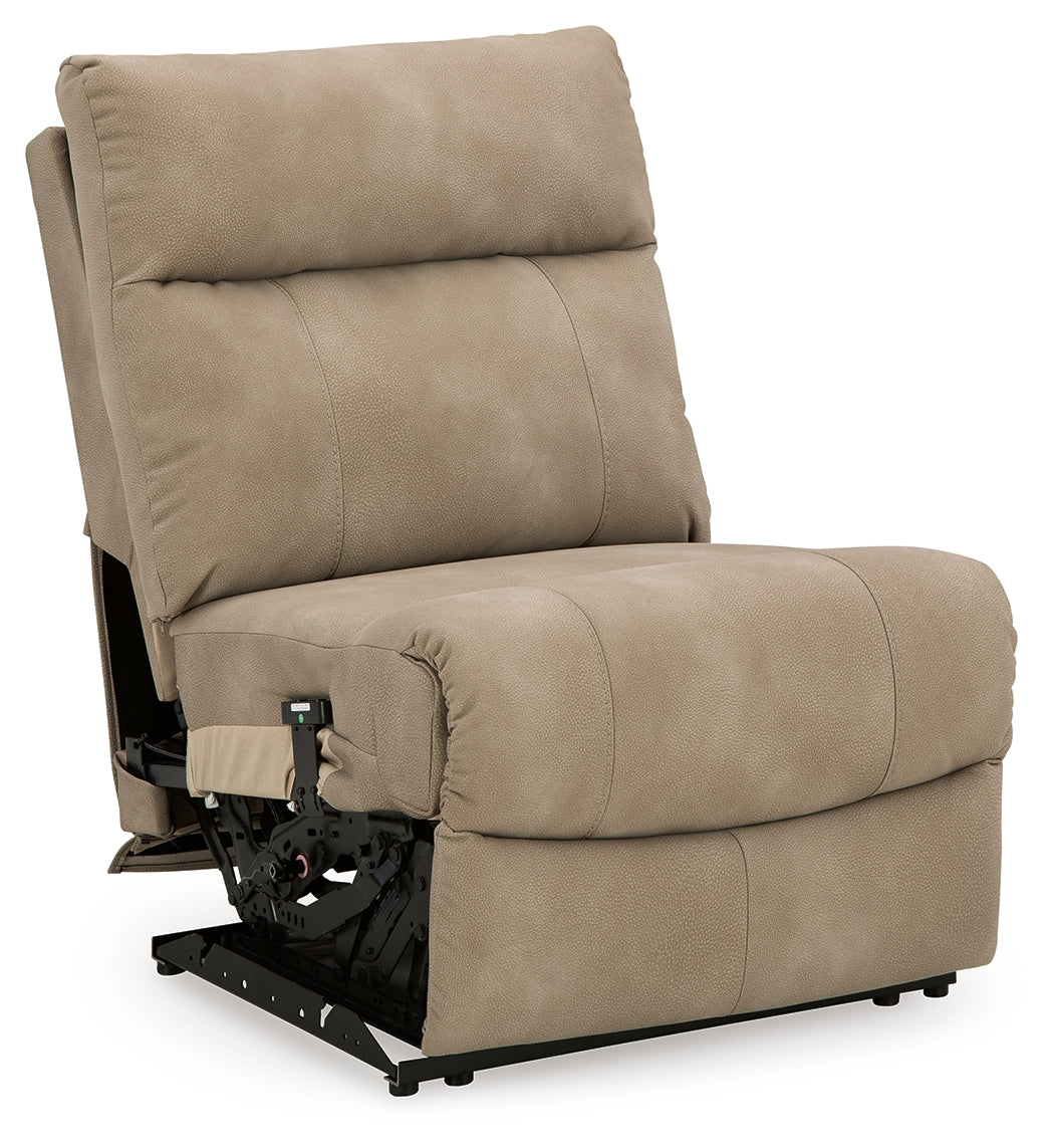 Next-Gen DuraPella Sand Power Armless Recliner from Ashley - Luna Furniture