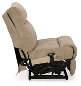 Next-Gen DuraPella Sand Power Armless Recliner from Ashley - Luna Furniture