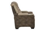 Next-Gen DuraPella Sand Power Recliner from Ashley - Luna Furniture