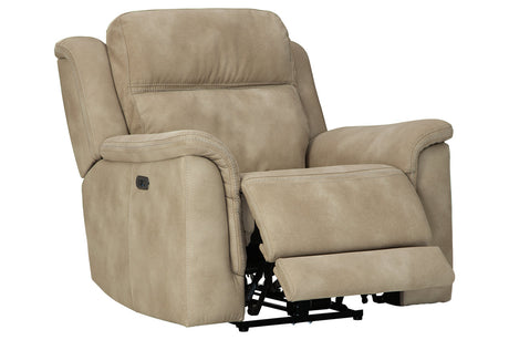 Next-Gen DuraPella Sand Power Recliner from Ashley - Luna Furniture