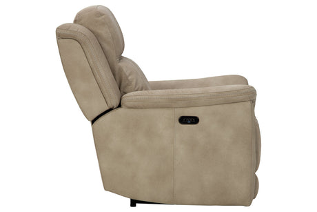 Next-Gen DuraPella Sand Power Recliner from Ashley - Luna Furniture