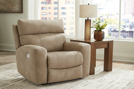 Next-Gen DuraPella Sand Power Recliner from Ashley - Luna Furniture