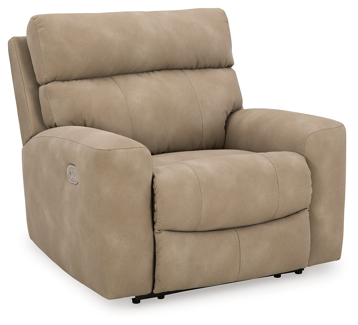 Next-Gen DuraPella Sand Power Recliner from Ashley - Luna Furniture
