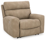 Next-Gen DuraPella Sand Power Recliner from Ashley - Luna Furniture