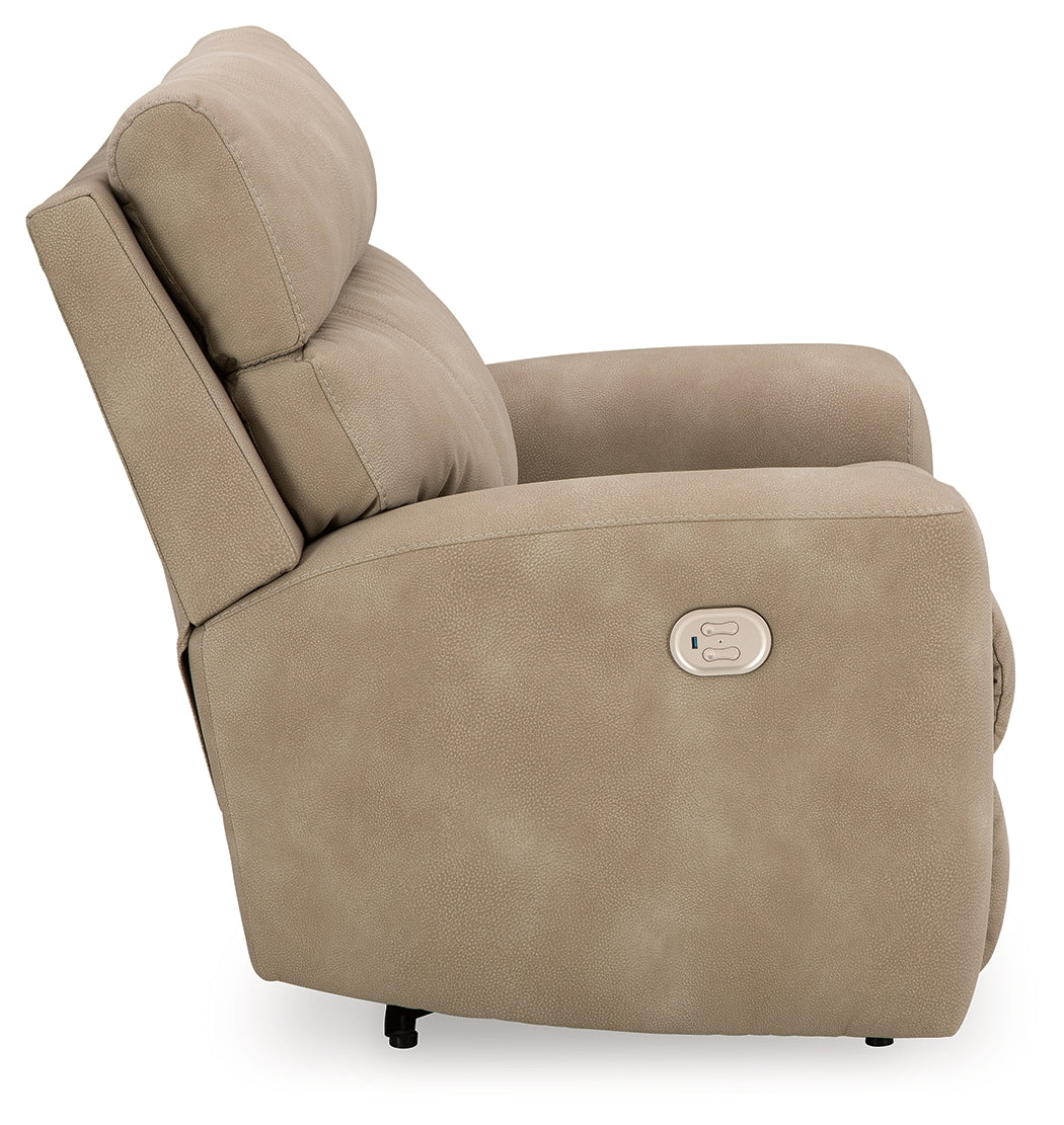 Next-Gen DuraPella Sand Power Recliner from Ashley - Luna Furniture
