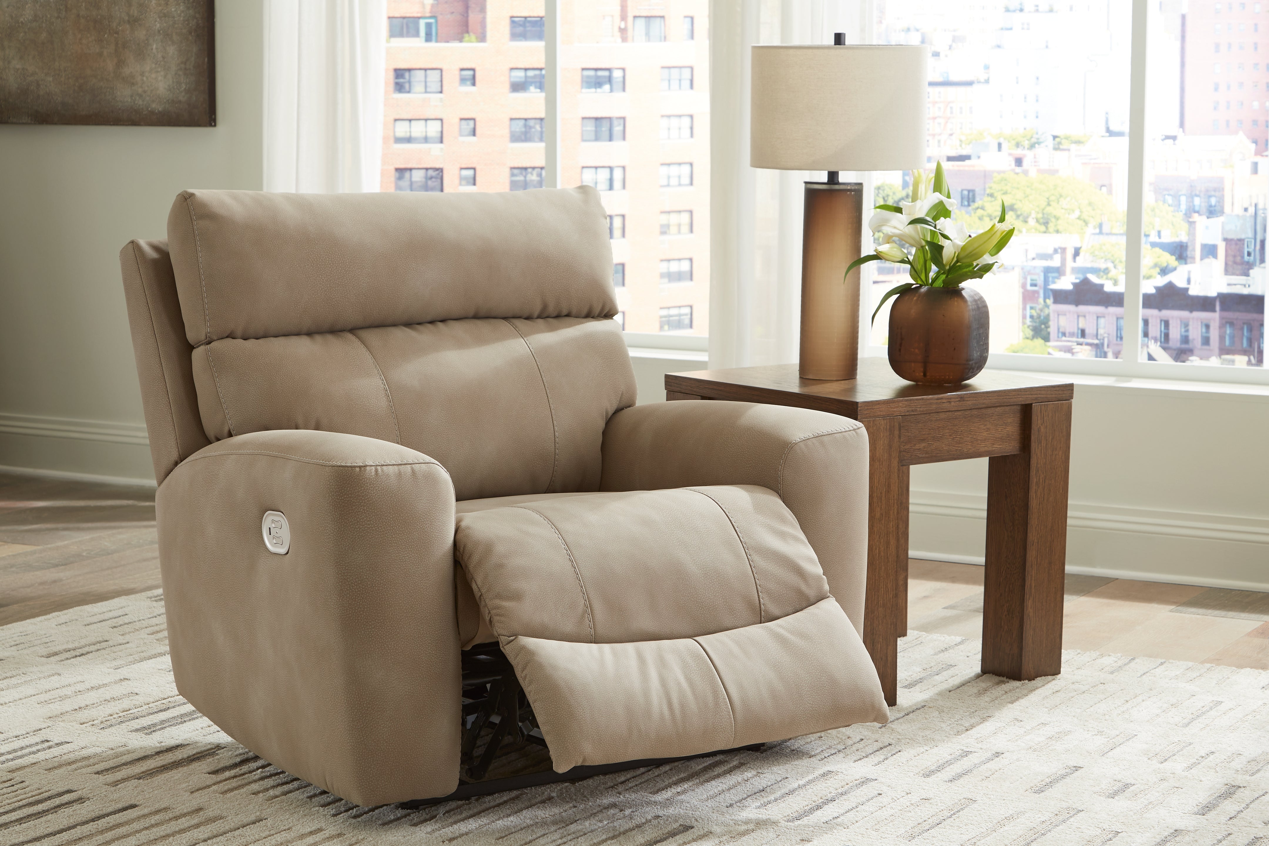 Nyuubara　lical 「träumeline」「empsea」 Next-Gen DuraPella Sand Power Recliner - Luna Furniture