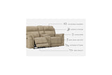 Next-Gen DuraPella Sand Power Reclining Loveseat with Console from Ashley - Luna Furniture