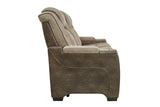Next-Gen DuraPella Sand Power Reclining Sofa from Ashley - Luna Furniture