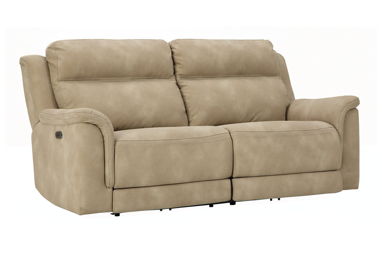 Next-Gen DuraPella Sand Power Reclining Sofa from Ashley - Luna Furniture