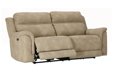 Next-Gen DuraPella Sand Power Reclining Sofa from Ashley - Luna Furniture