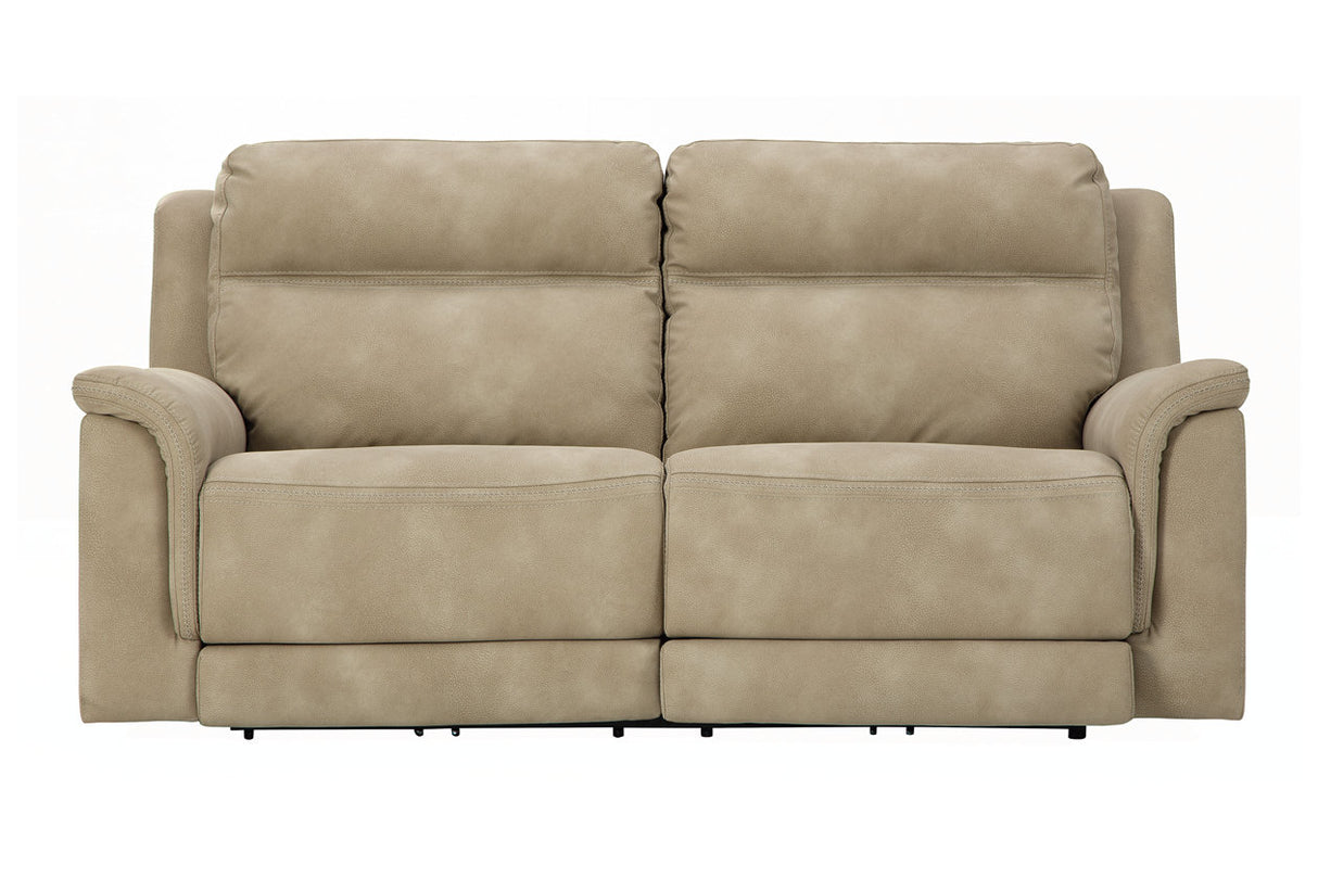 Next-Gen DuraPella Sand Power Reclining Sofa from Ashley - Luna Furniture