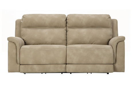Next-Gen DuraPella Sand Power Reclining Sofa from Ashley - Luna Furniture
