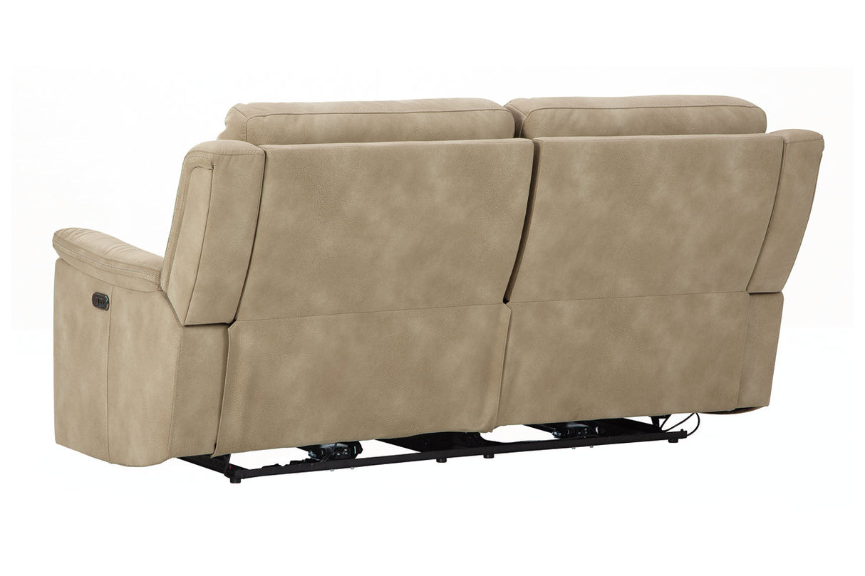 Next-Gen DuraPella Sand Power Reclining Sofa from Ashley - Luna Furniture