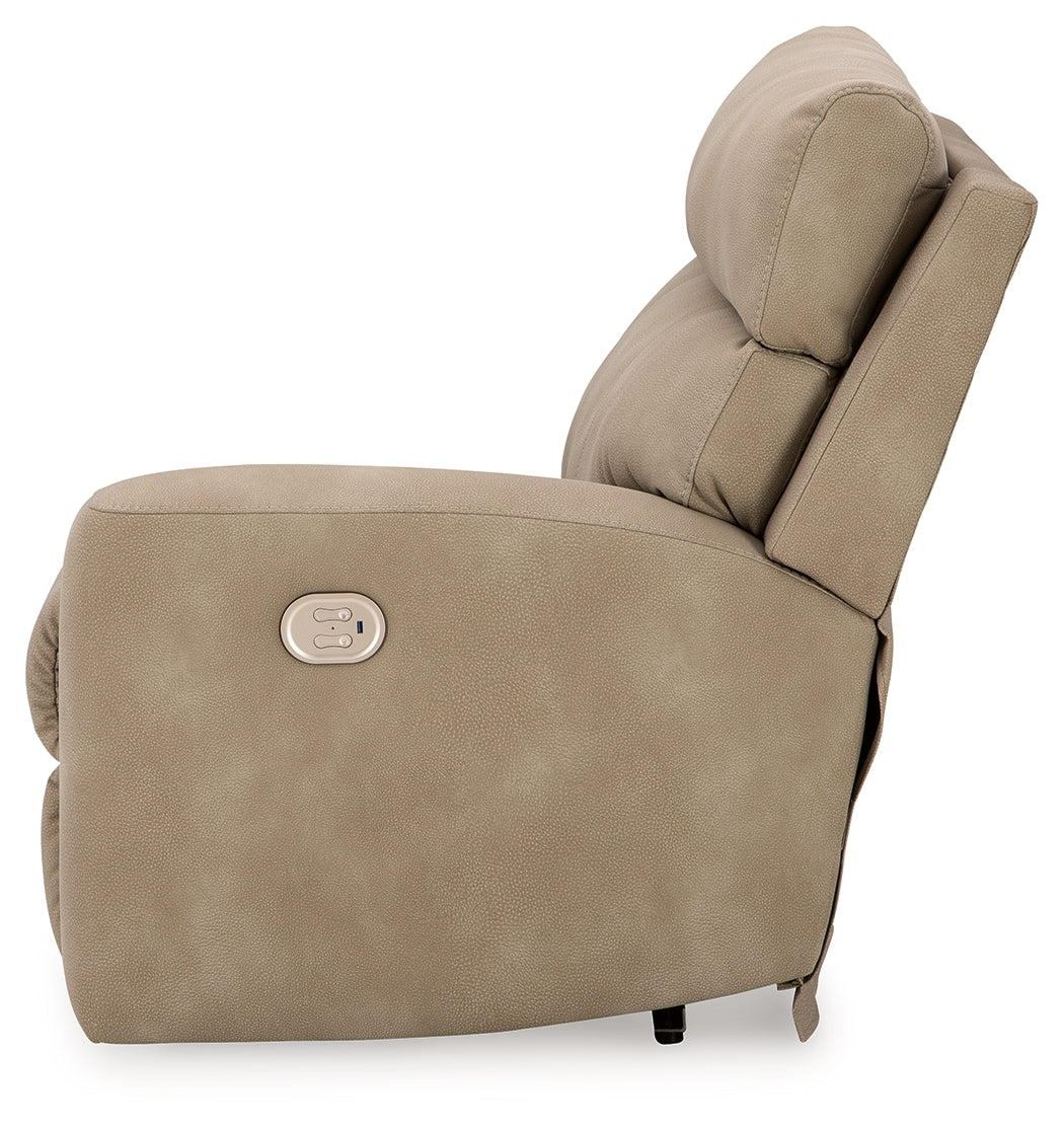 Next-Gen DuraPella Sand Right-Arm Facing Power Recliner from Ashley - Luna Furniture