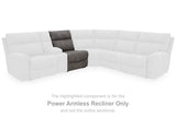 Next-Gen DuraPella Slate Power Armless Recliner from Ashley - Luna Furniture