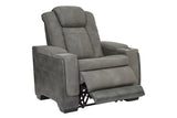 Next-Gen DuraPella Slate Power Recliner from Ashley - Luna Furniture