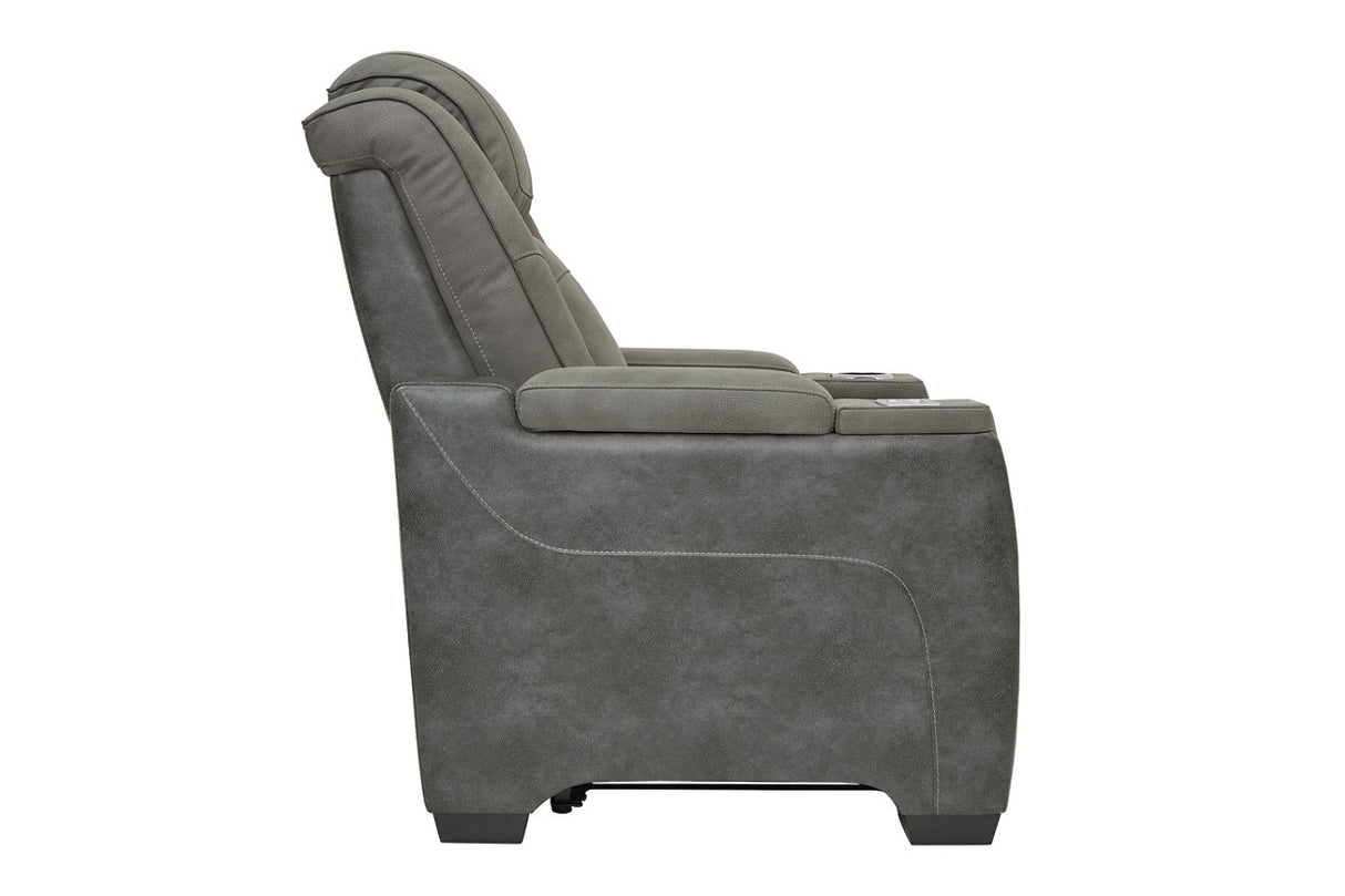 Next-Gen DuraPella Slate Power Recliner from Ashley - Luna Furniture