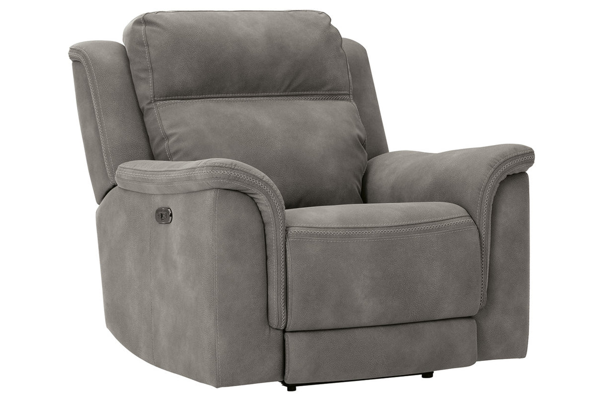 Next-Gen DuraPella Slate Power Recliner from Ashley - Luna Furniture