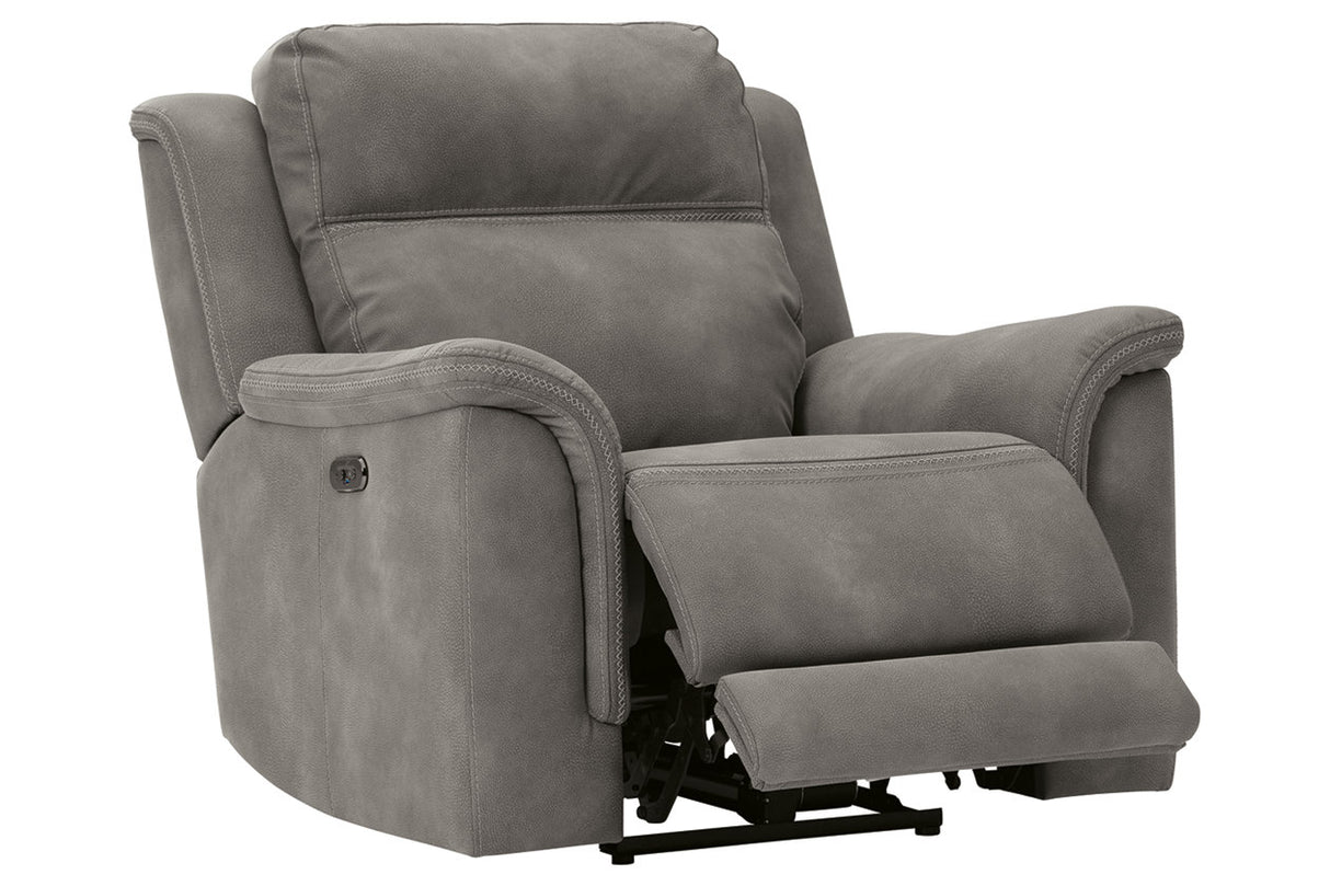 Next-Gen DuraPella Slate Power Recliner from Ashley - Luna Furniture