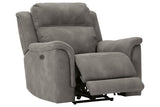Next-Gen DuraPella Slate Power Recliner from Ashley - Luna Furniture
