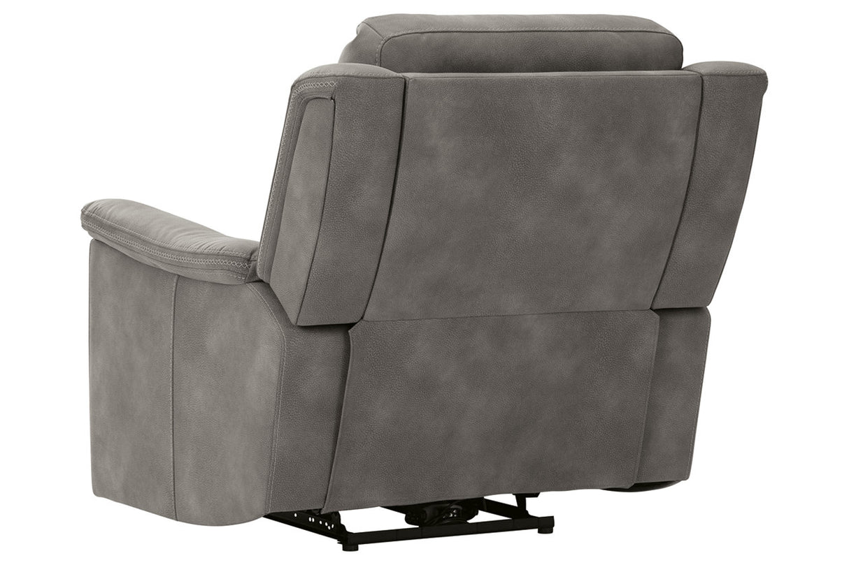 Next-Gen DuraPella Slate Power Recliner from Ashley - Luna Furniture