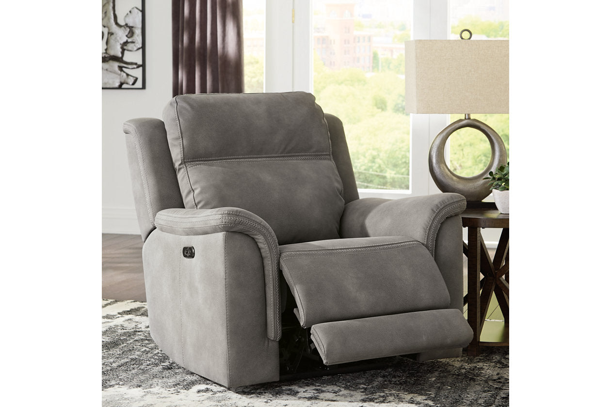 Next-Gen DuraPella Slate Power Recliner – Luna Furniture
