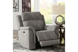 Next-Gen DuraPella Slate Power Recliner from Ashley - Luna Furniture