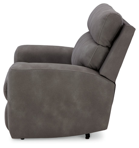 Next-Gen DuraPella Slate Power Recliner from Ashley - Luna Furniture