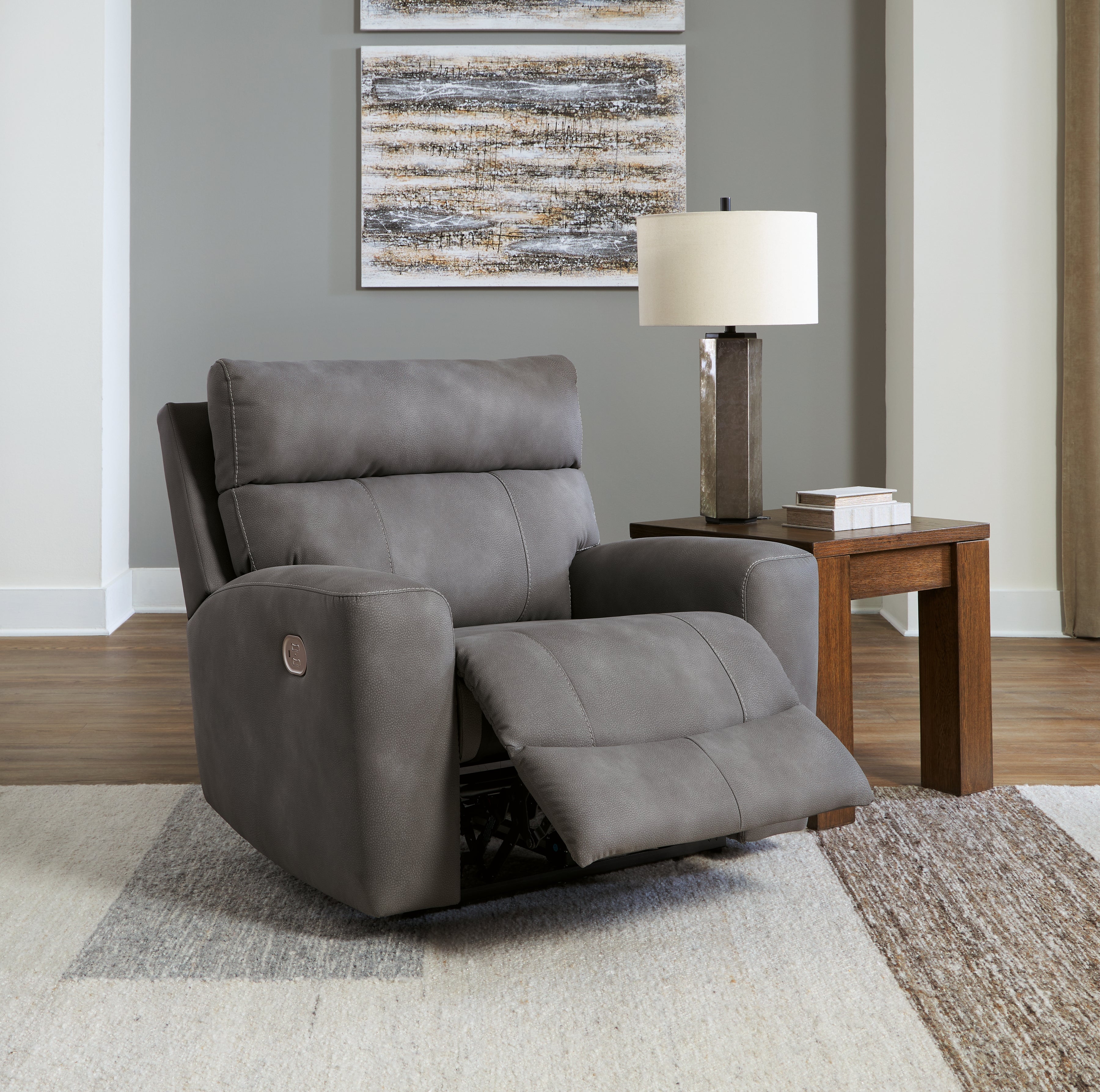 Next-Gen DuraPella Slate Power Recliner - Luna Furniture