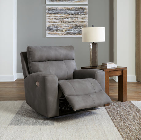 Next-Gen DuraPella Slate Power Recliner from Ashley - Luna Furniture