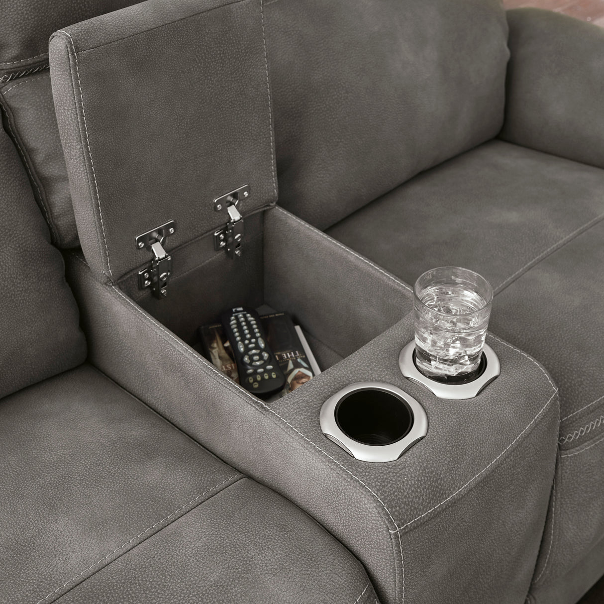Next-Gen DuraPella Slate Power Reclining Living Room Set from Ashley - Luna Furniture