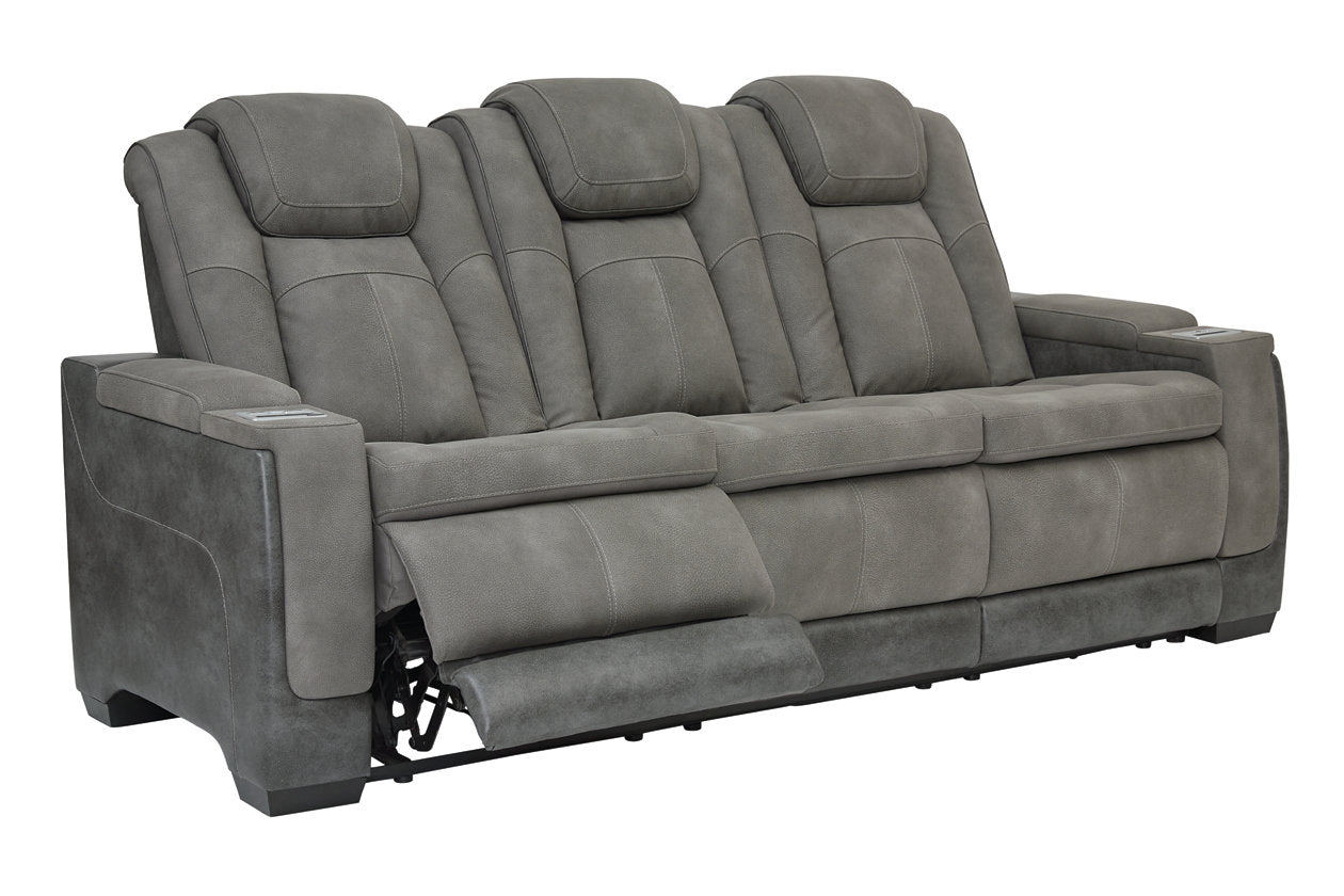 Next-Gen DuraPella Slate Power Reclining Sofa – Luna Furniture