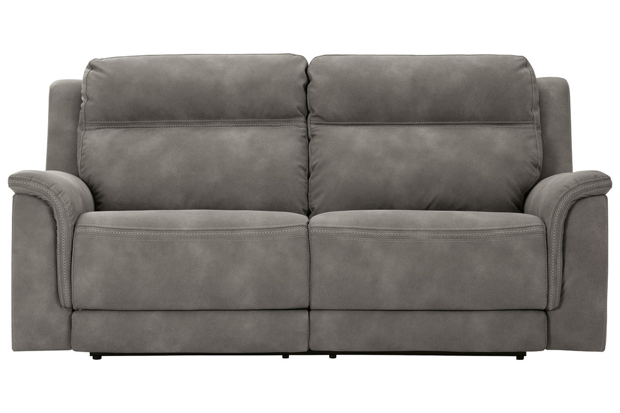 Next-Gen DuraPella Slate Power Reclining Sofa from Ashley - Luna Furniture