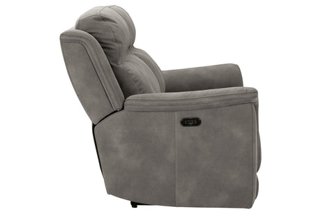 Next-Gen DuraPella Slate Power Reclining Sofa from Ashley - Luna Furniture