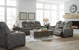 Next-Gen Durapella Slate Power Reclining Living Room Set from Ashley - Luna Furniture