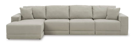 Next-Gen Gaucho Gray 4-Piece LAF Chaise Sectional from Ashley - Luna Furniture