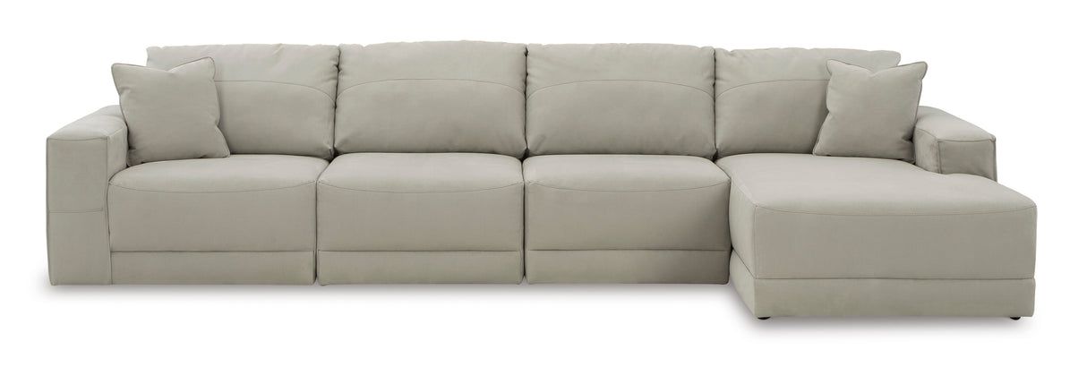 Next-Gen Gaucho Gray 4-Piece RAF Chaise Sectional from Ashley - Luna Furniture